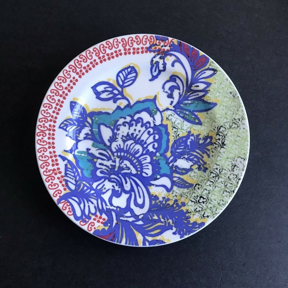 anthropologie dessert plate Floral Paisley 8.25”